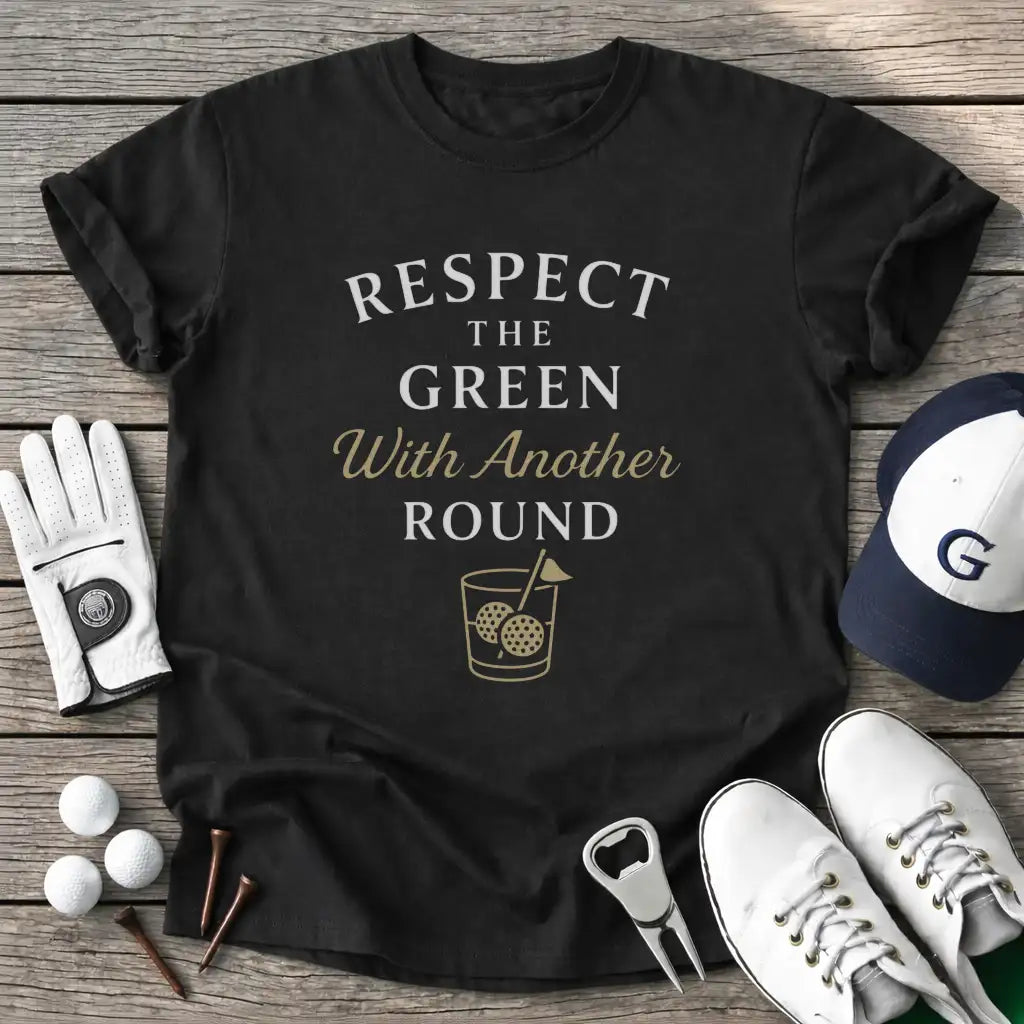 Black / S Respect The Green T-Shirt
