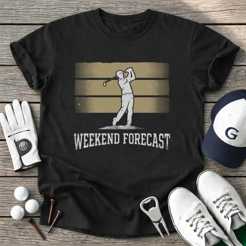 Black / S Retro Weekend T-Shirt