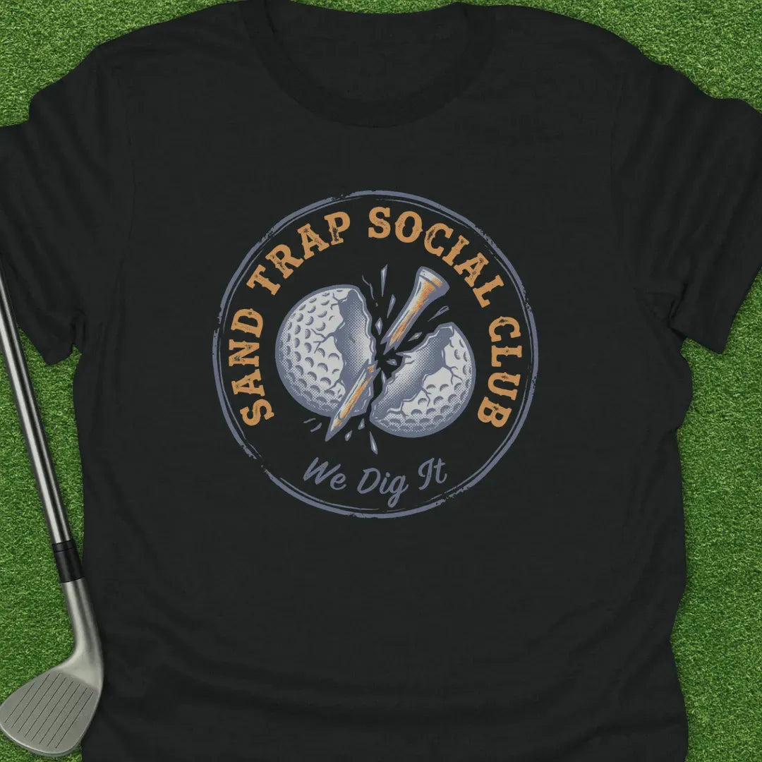 Black / S Sand Trap Social T-Shirt