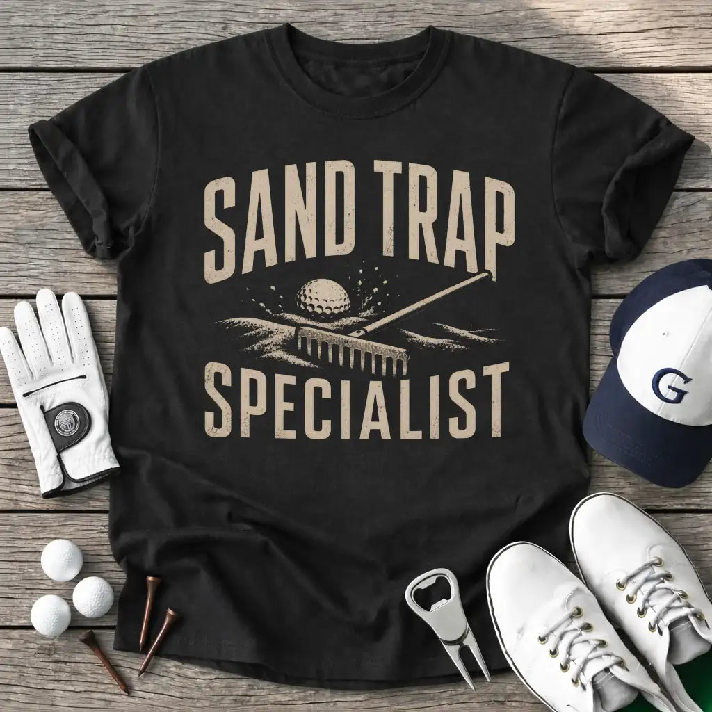 Black / S Sand Trap Specialist T-Shirt