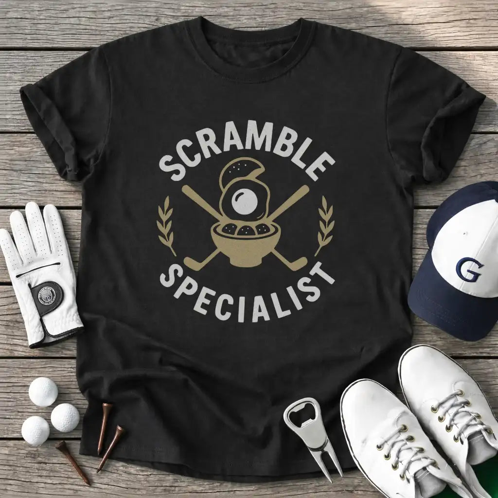 Black / S Scramble Specialist T-Shirt
