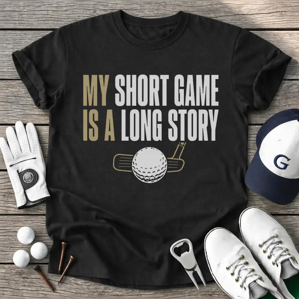 Black / S Short Game Long T-Shirt
