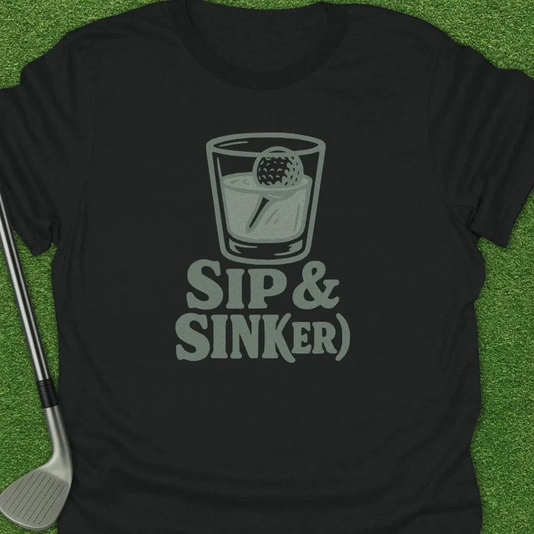 Black / S Sip Sinker T-Shirt