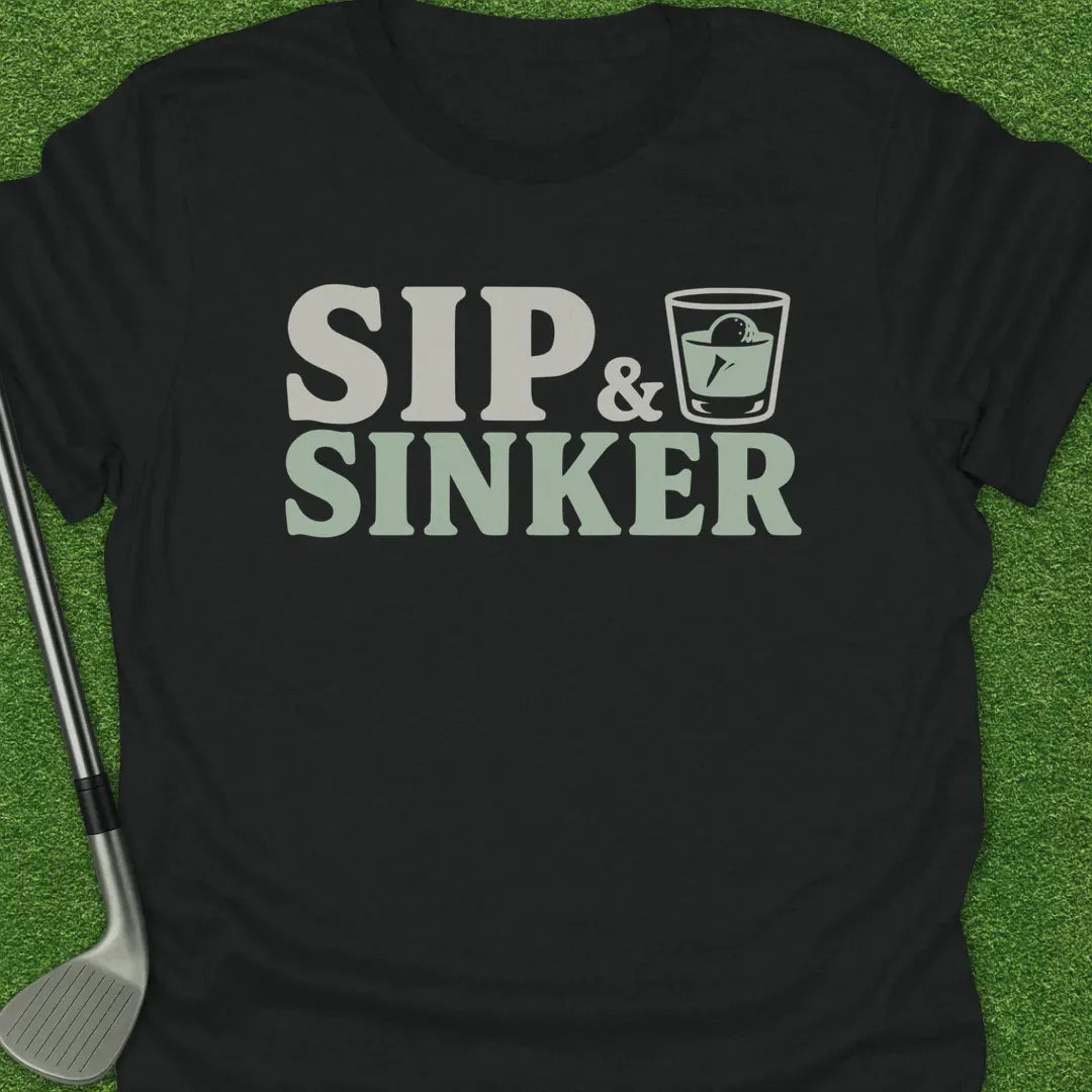 Black / S Sip Sinker T-Shirt