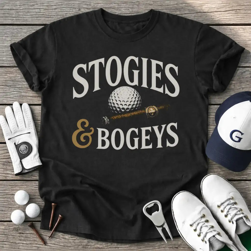 Black / S Stogies Bogeys T-Shirt