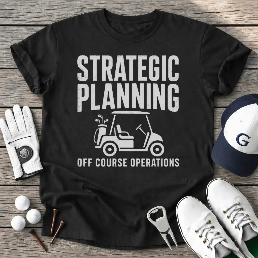 Strategic Planning T-Shirt in Black