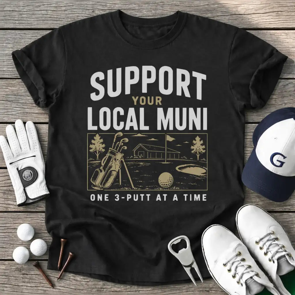 Black / S Support Your Local T-Shirt