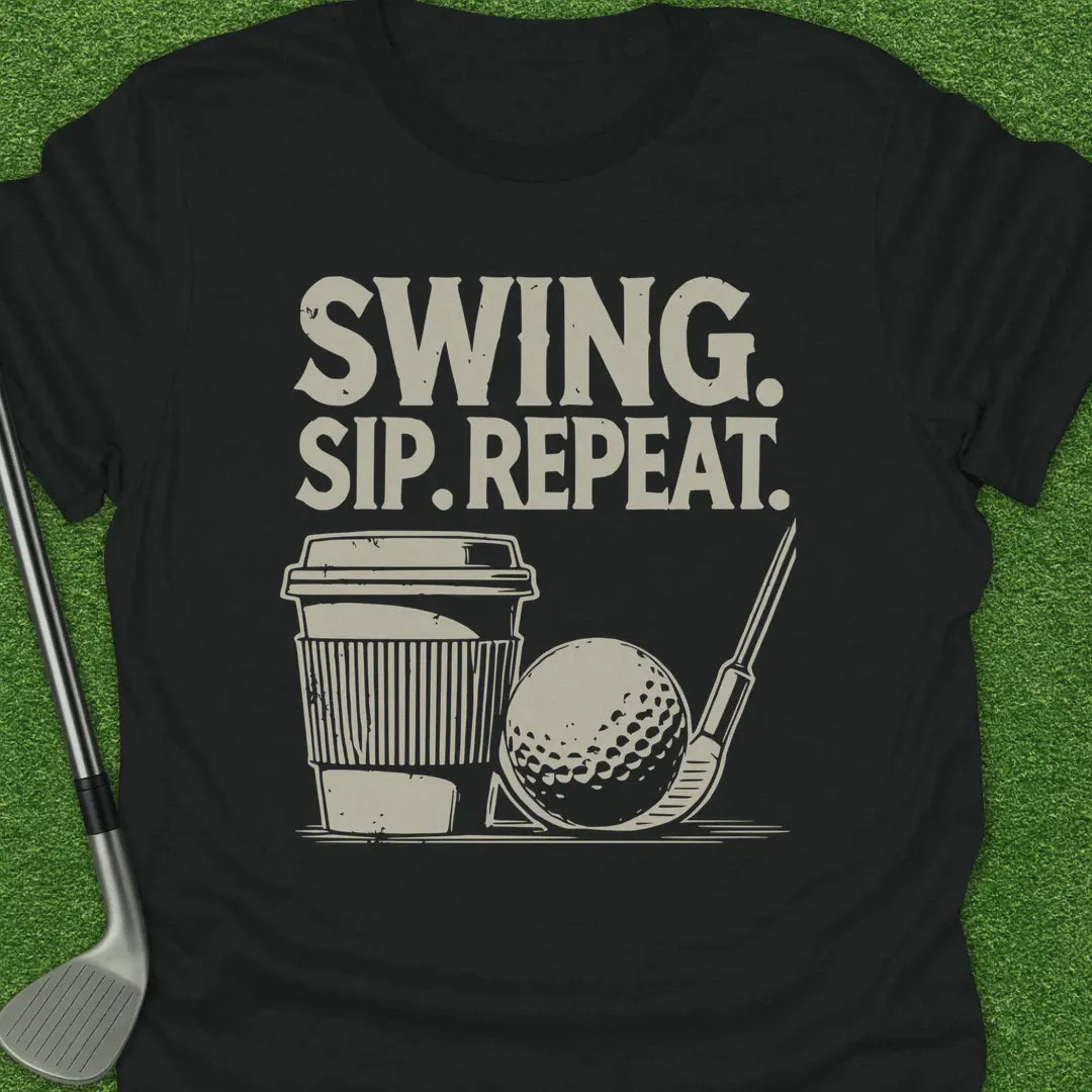 Black / S Swing Sip Repeat T-Shirt