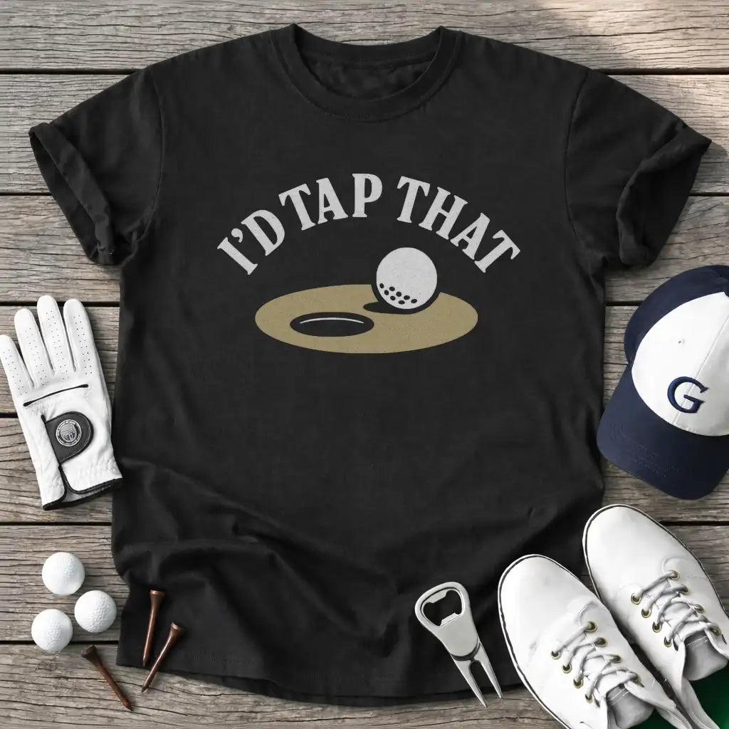 Black / S Tap That T-Shirt