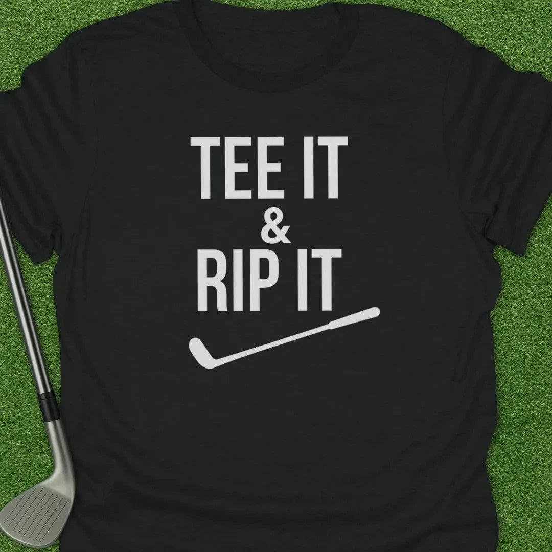 Black / S Tee Rip T-Shirt