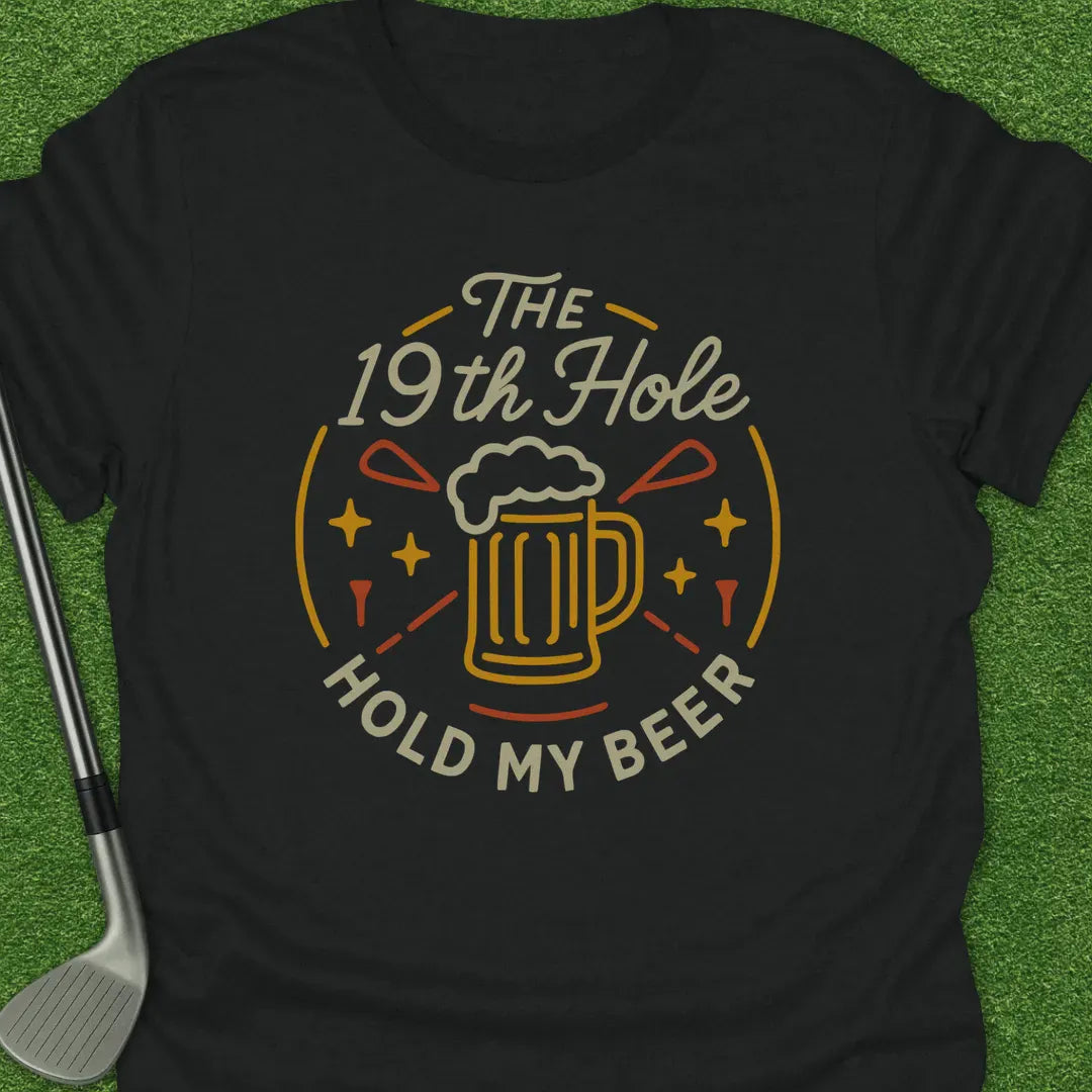 Black / S The Hole Hold Beer T-Shirt