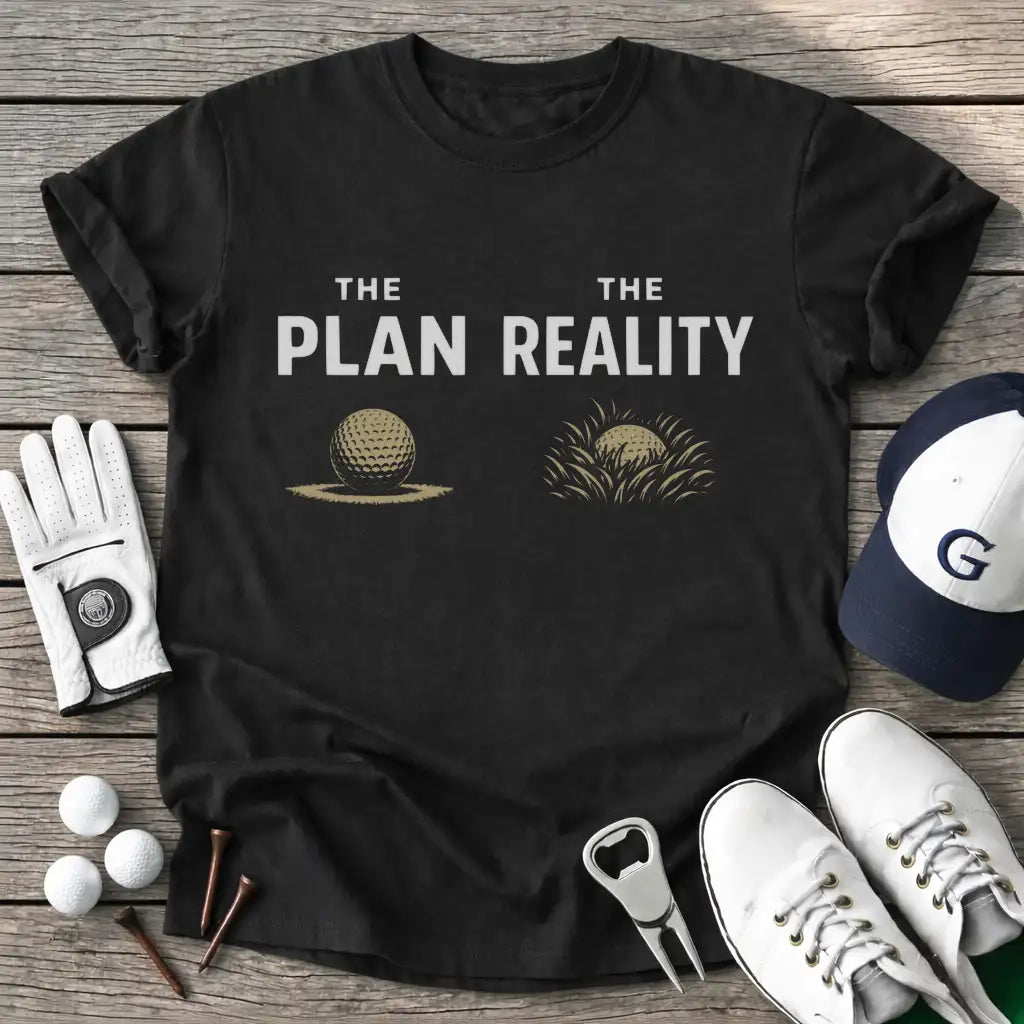 The Plan The Reality T-Shirt in Black