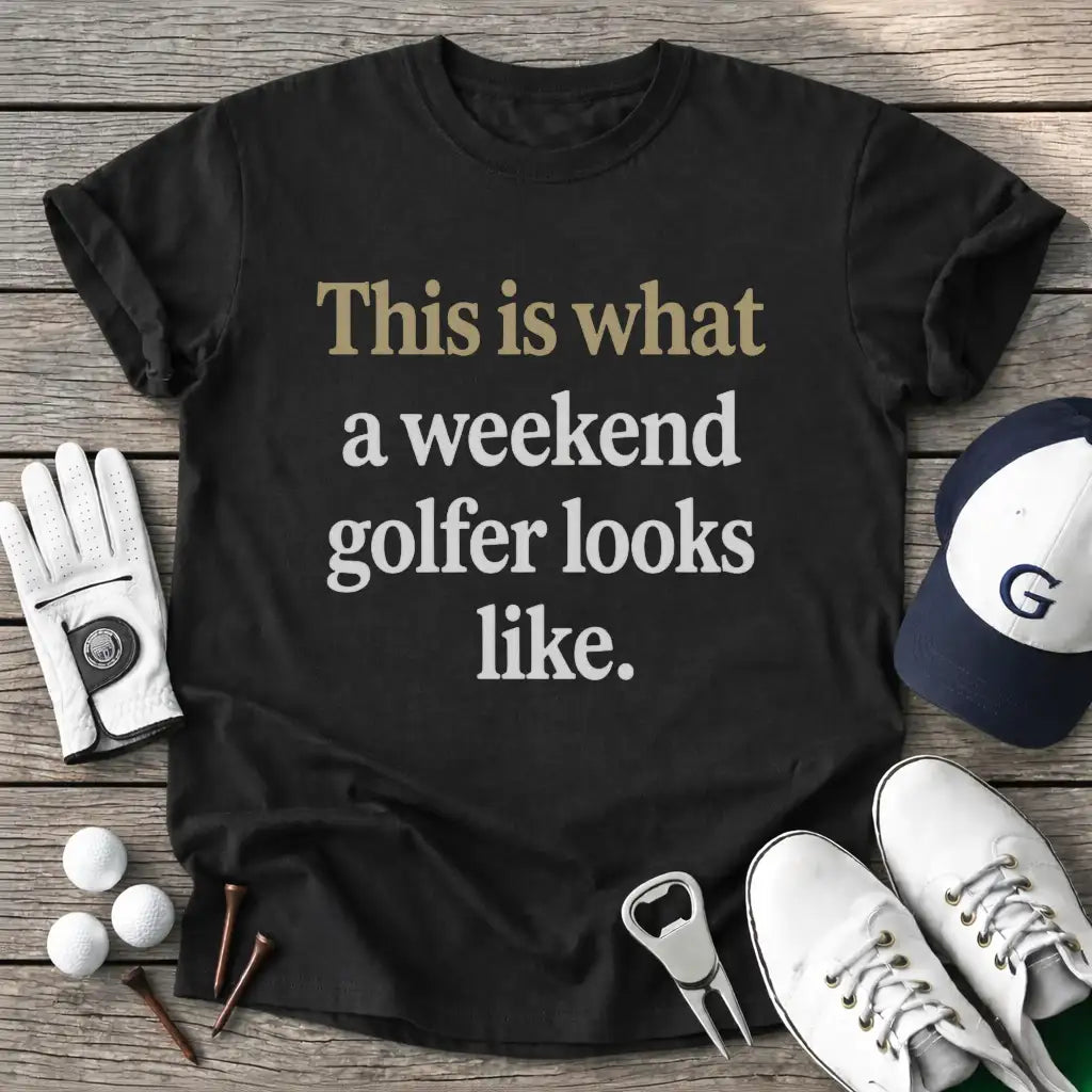 This What Weekend T-Shirt in Black
