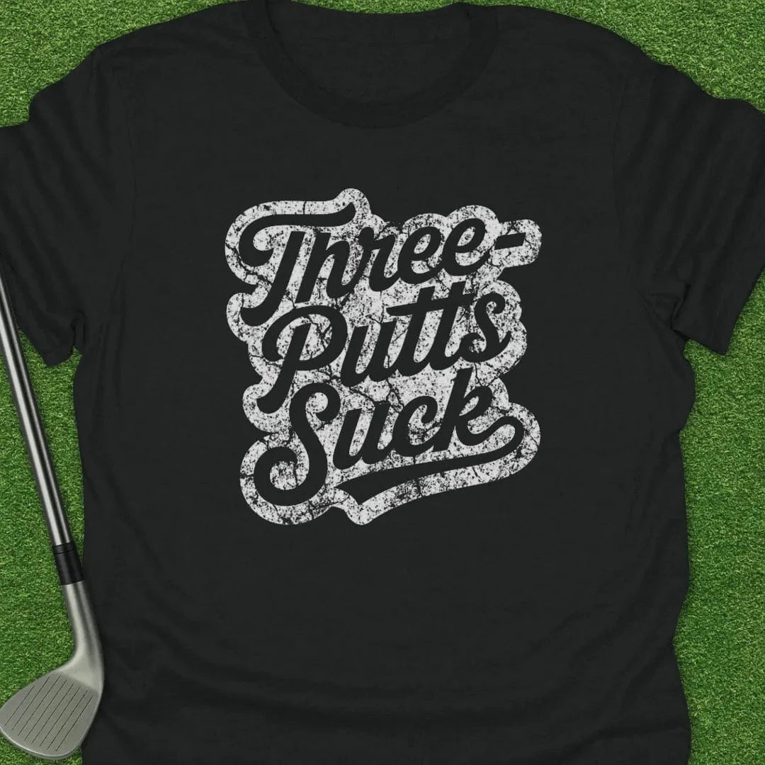 Black / S Threeputts Suck T-Shirt