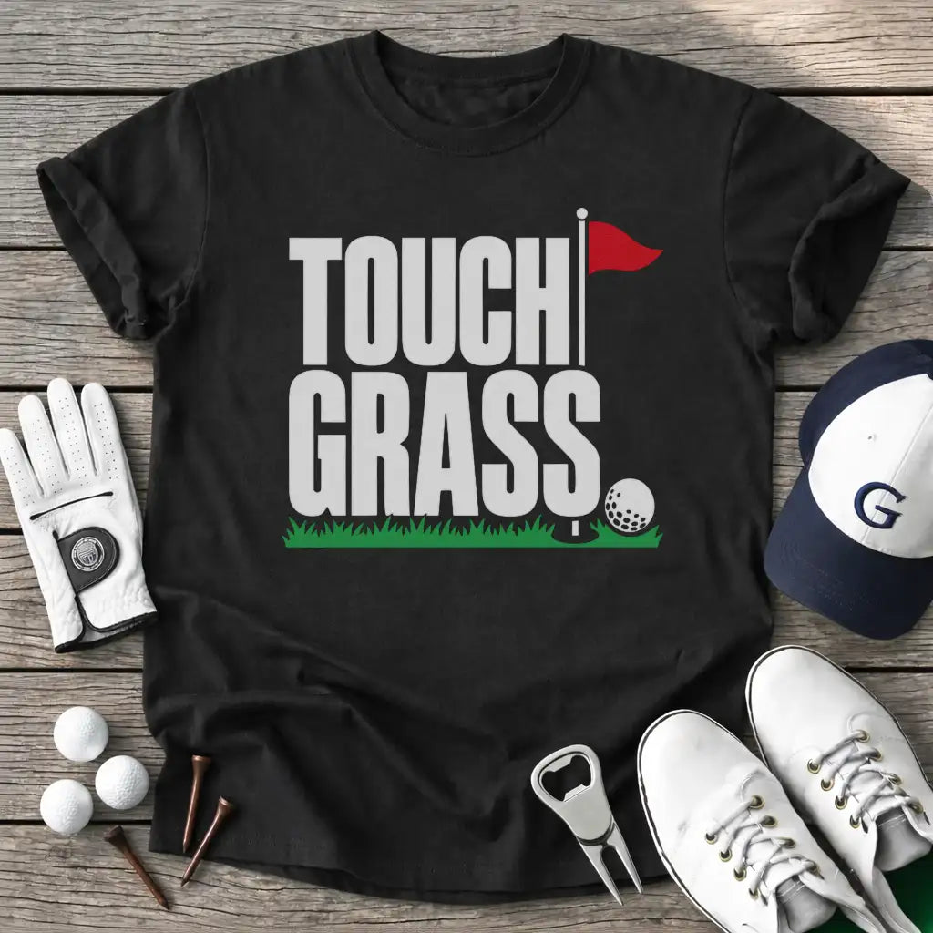 Black / S Touch Grass T-Shirt