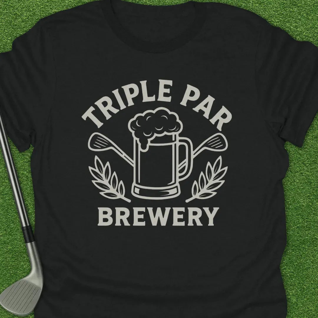 Black / S Triple Par Brewery T-Shirt