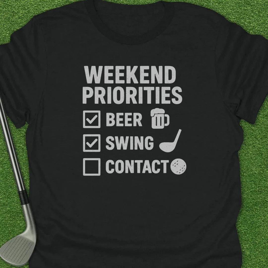 Black / S Weekend Priorities T-Shirt