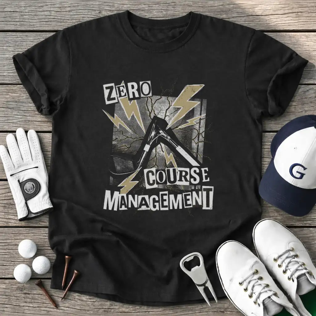 Zero Course T-Shirt in Black