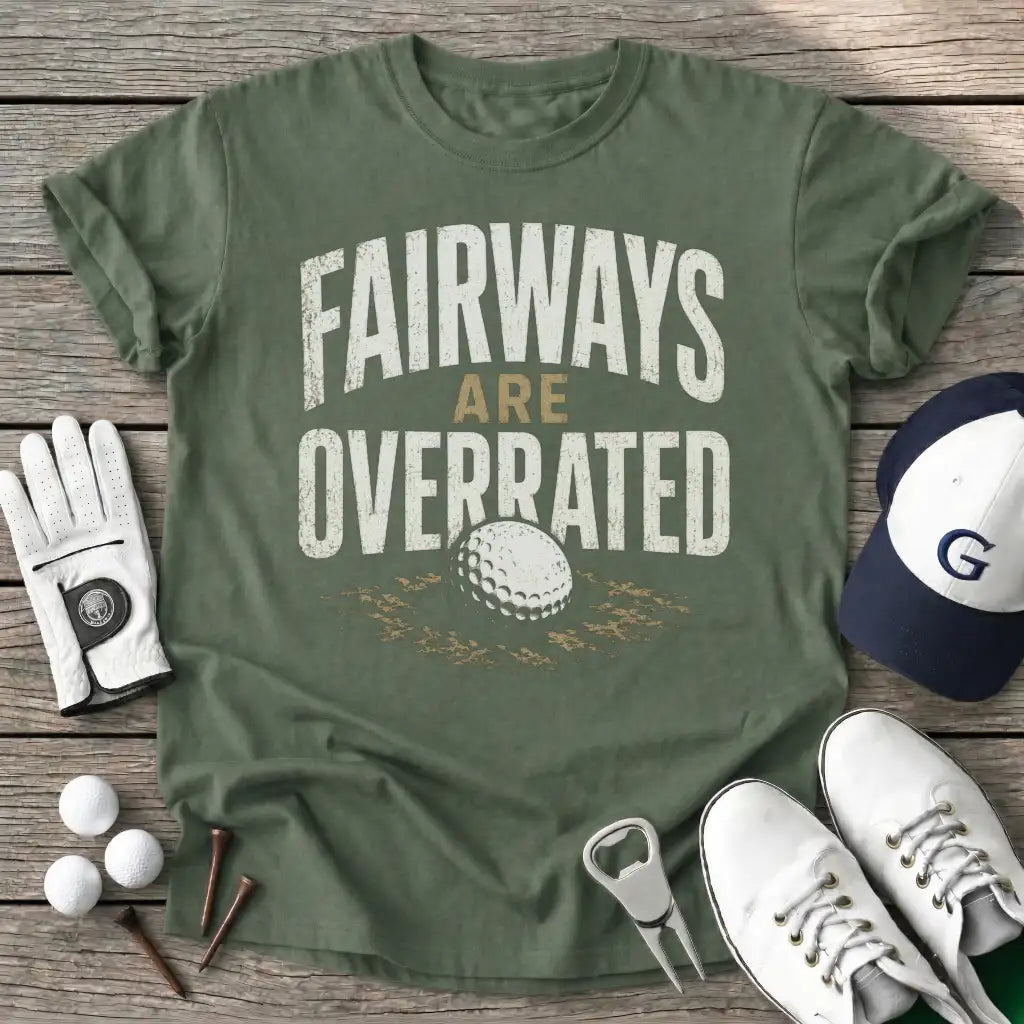 Military Green / S Fairways Are T-Shirt