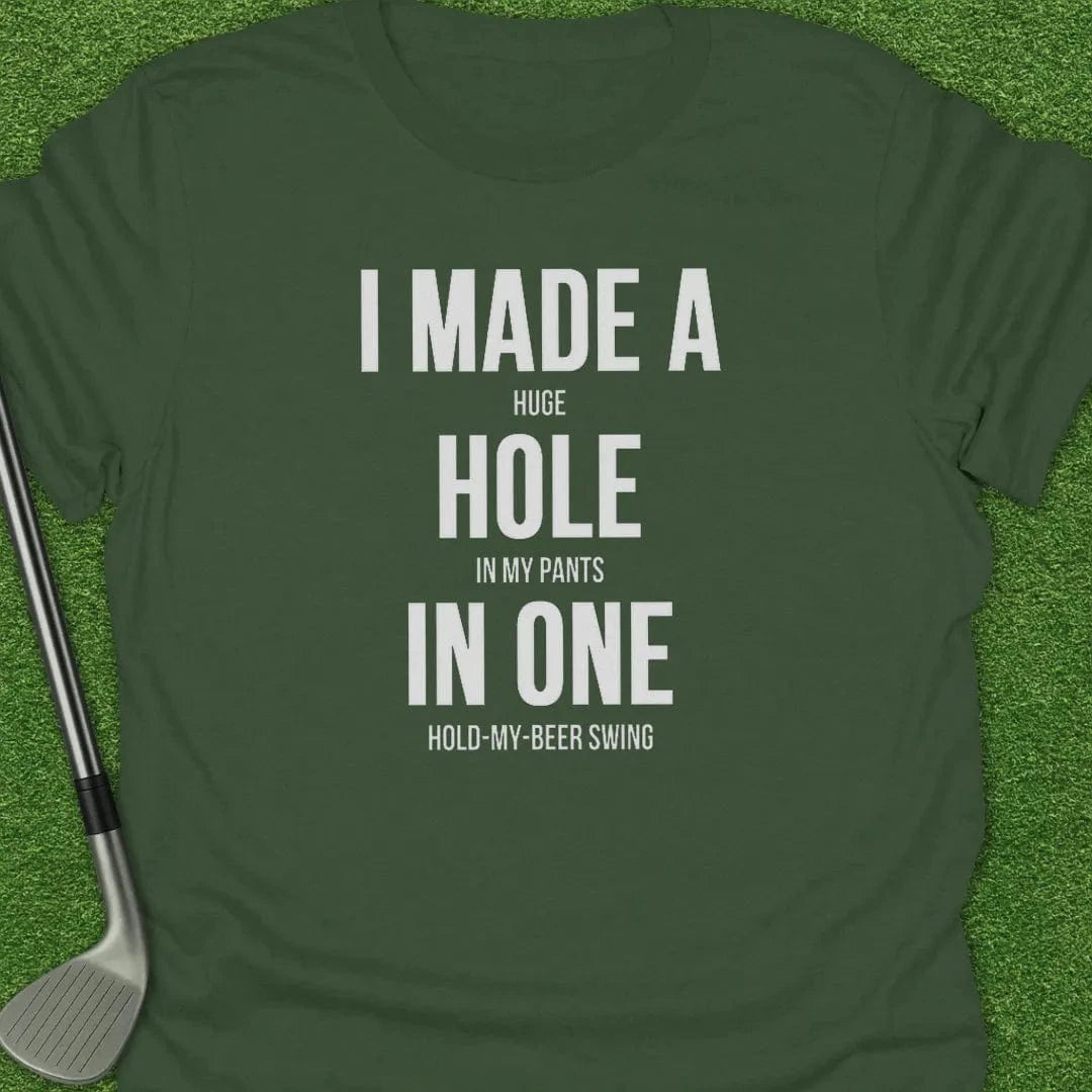 Military Green / S Made Huge Hole T-Shirt