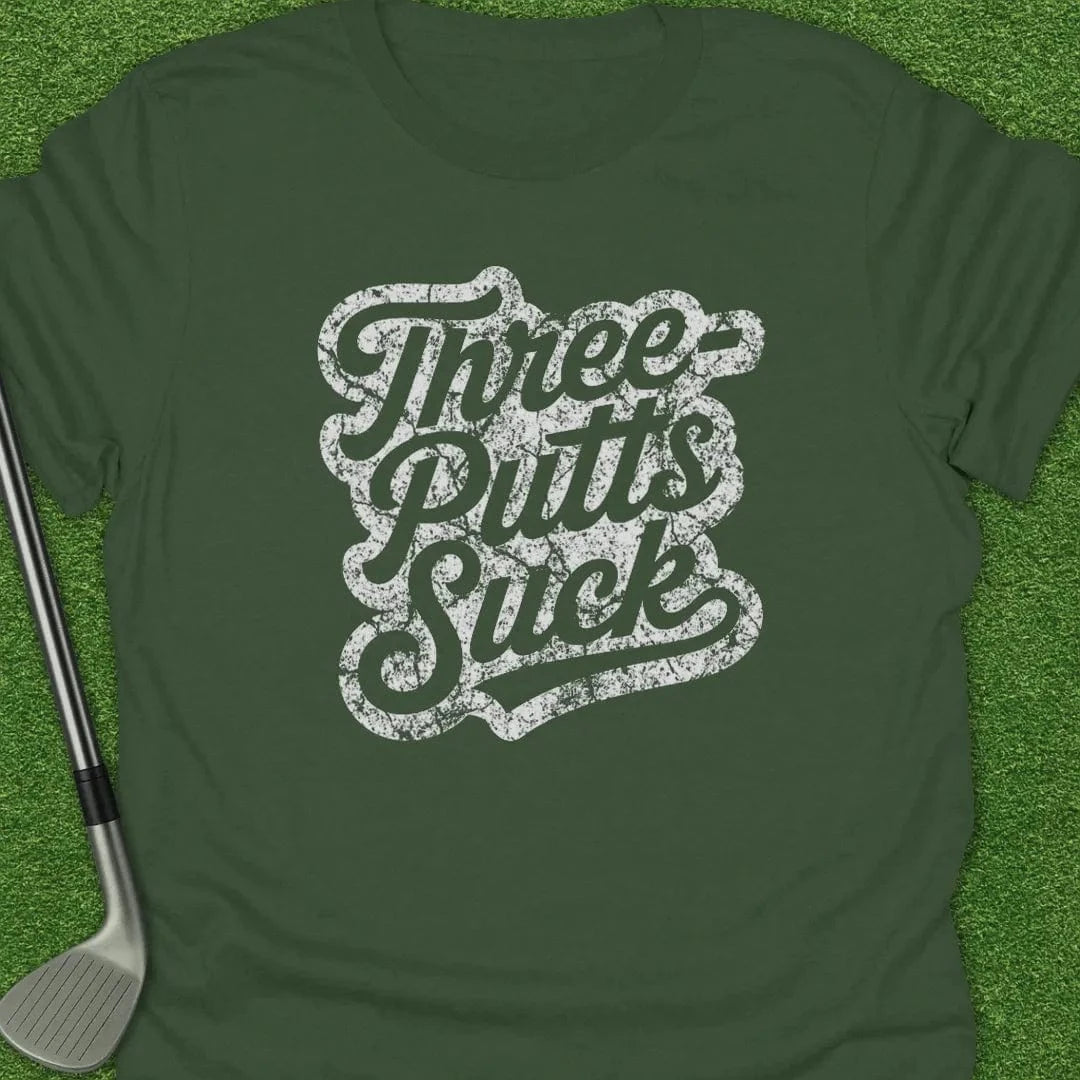 Military Green / S Threeputts Suck T-Shirt
