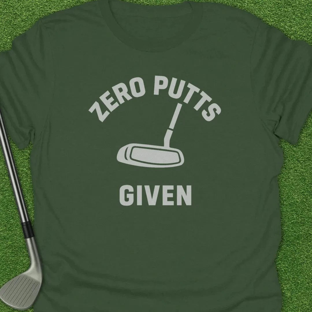Military Green / S Zero Putts Given T-Shirt