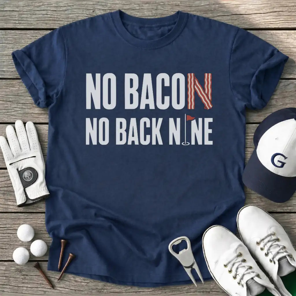 Bacon Back Nine T-Shirt in Navy