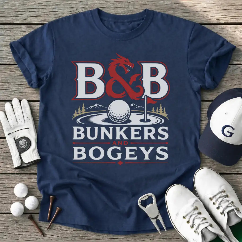 Navy / S Bunkers Bogeys T-Shirt