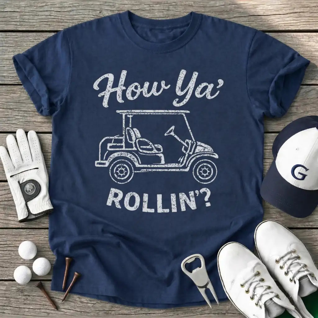Navy / S Cart How Rollin T-Shirt