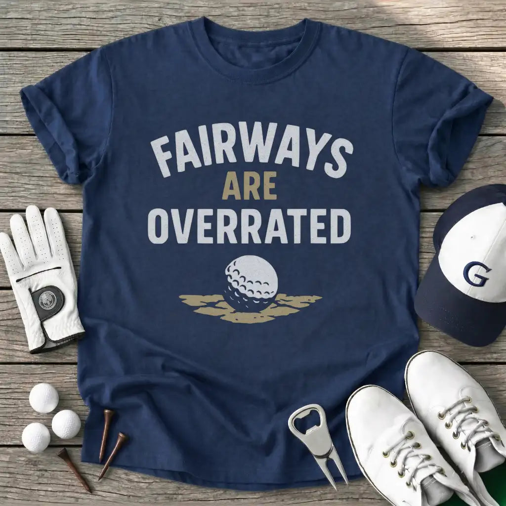 Navy / S Fairways Are T-Shirt