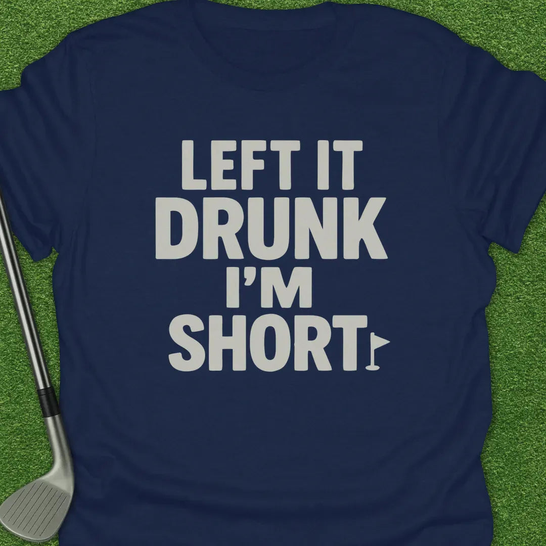 Navy / S Left Drunk Short T-Shirt