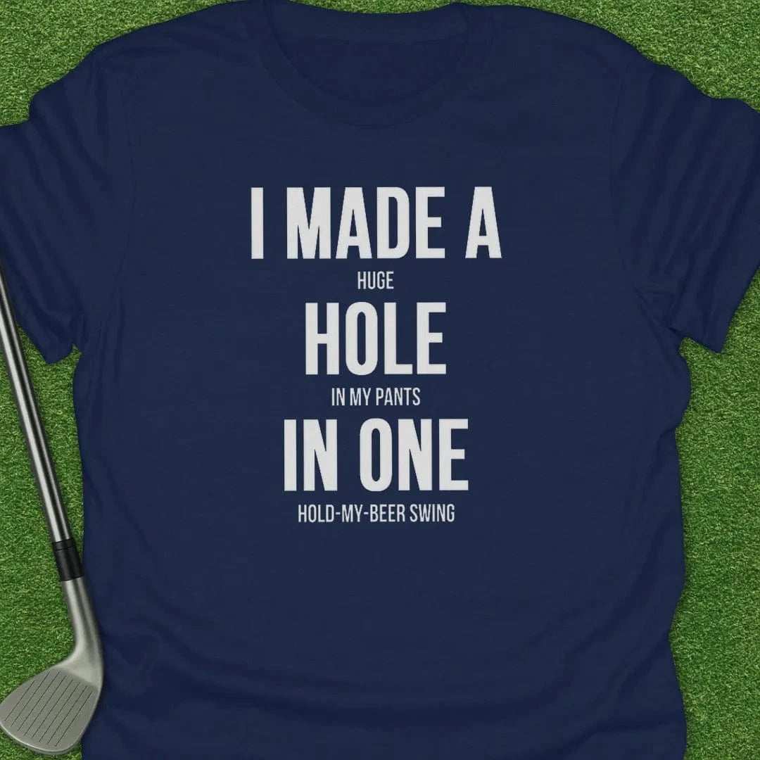 Navy / S Made Huge Hole T-Shirt