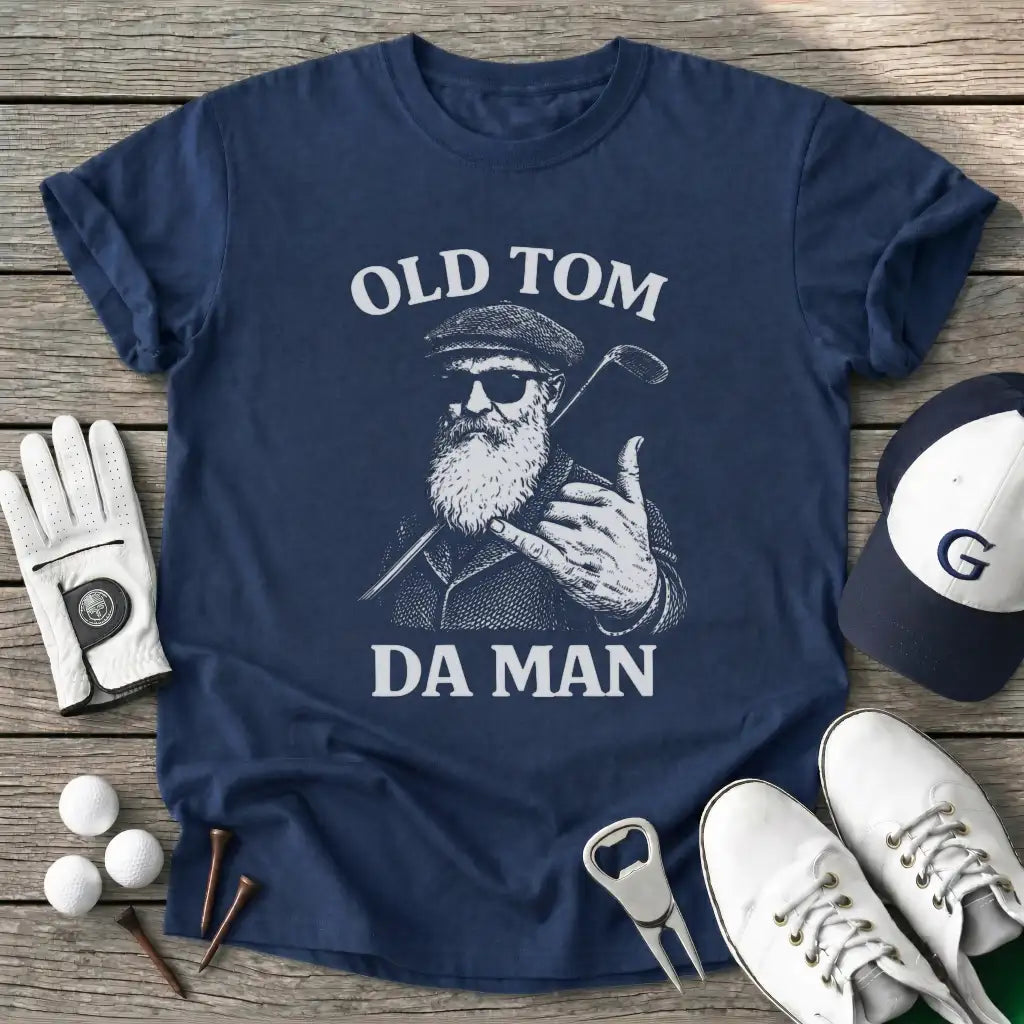Old Tom Man T-Shirt in Navy