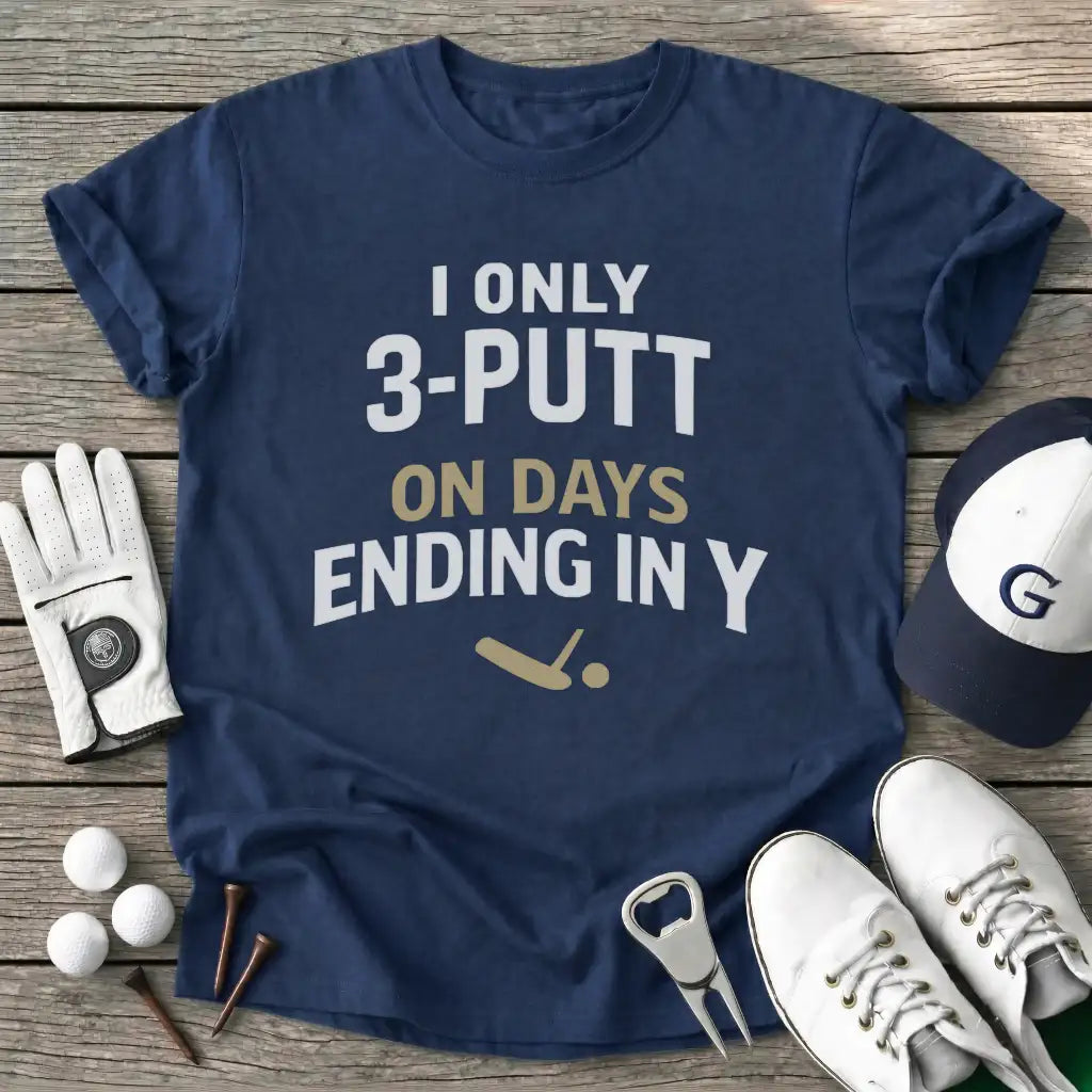 Navy / S Only Putt Days T-Shirt