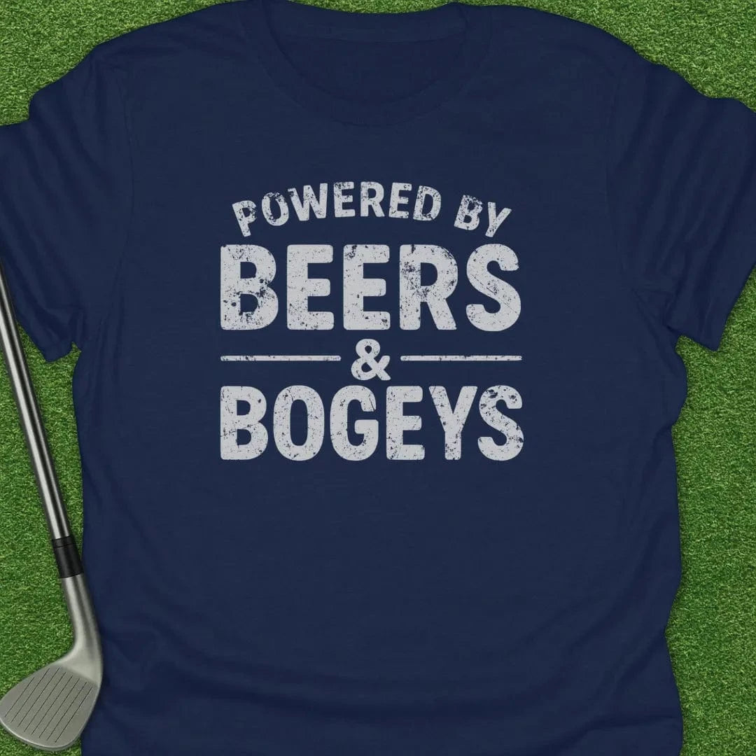 Navy / S Powered Beers Bogeys T-Shirt