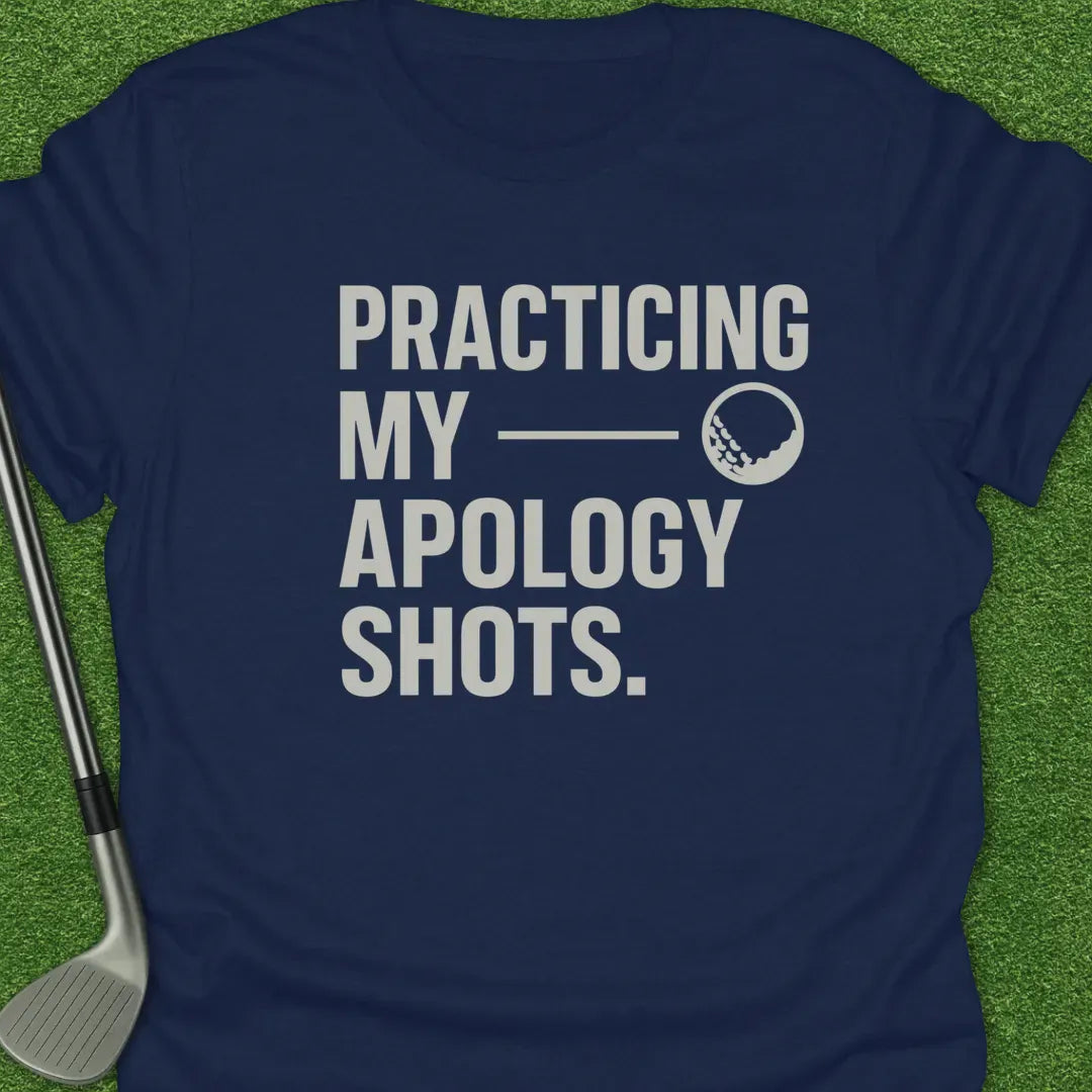 Navy / S Practicing Apology T-Shirt