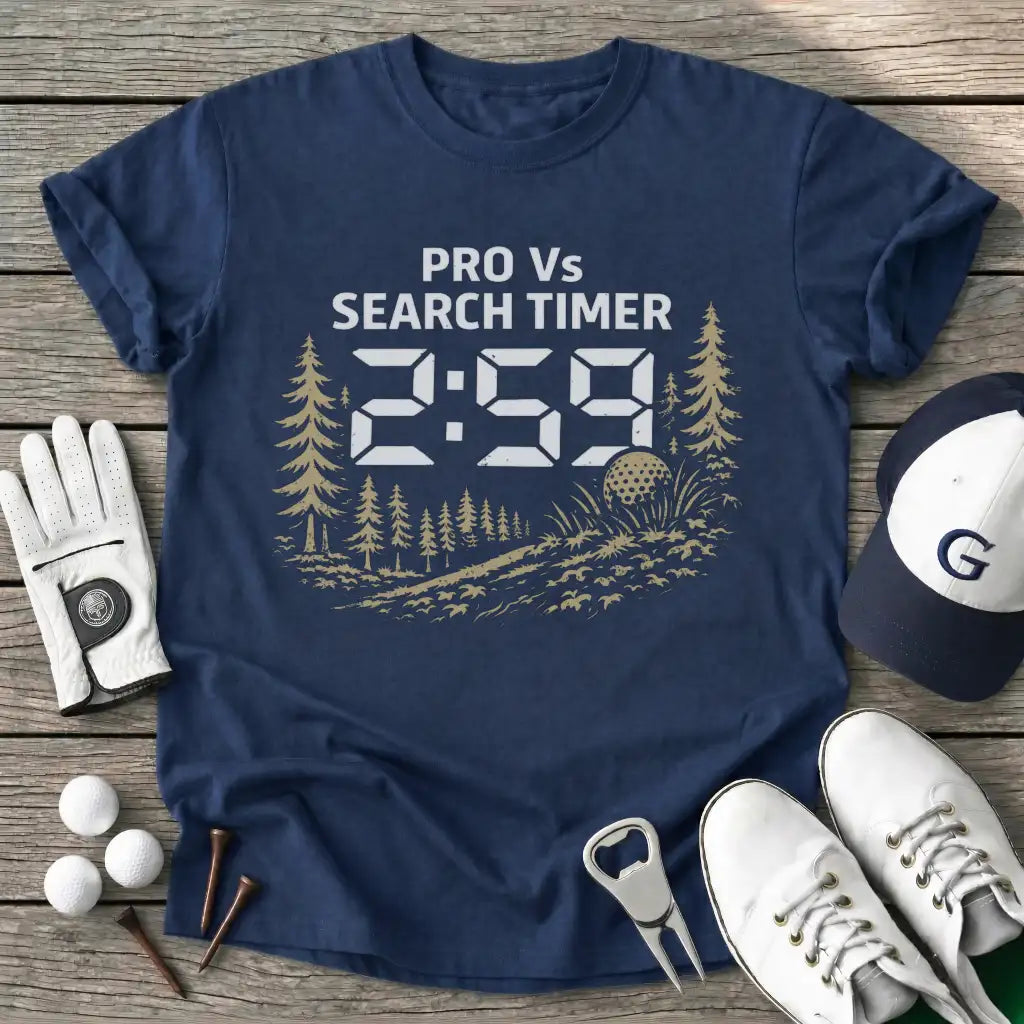 Pro Search Timer T-Shirt in Navy