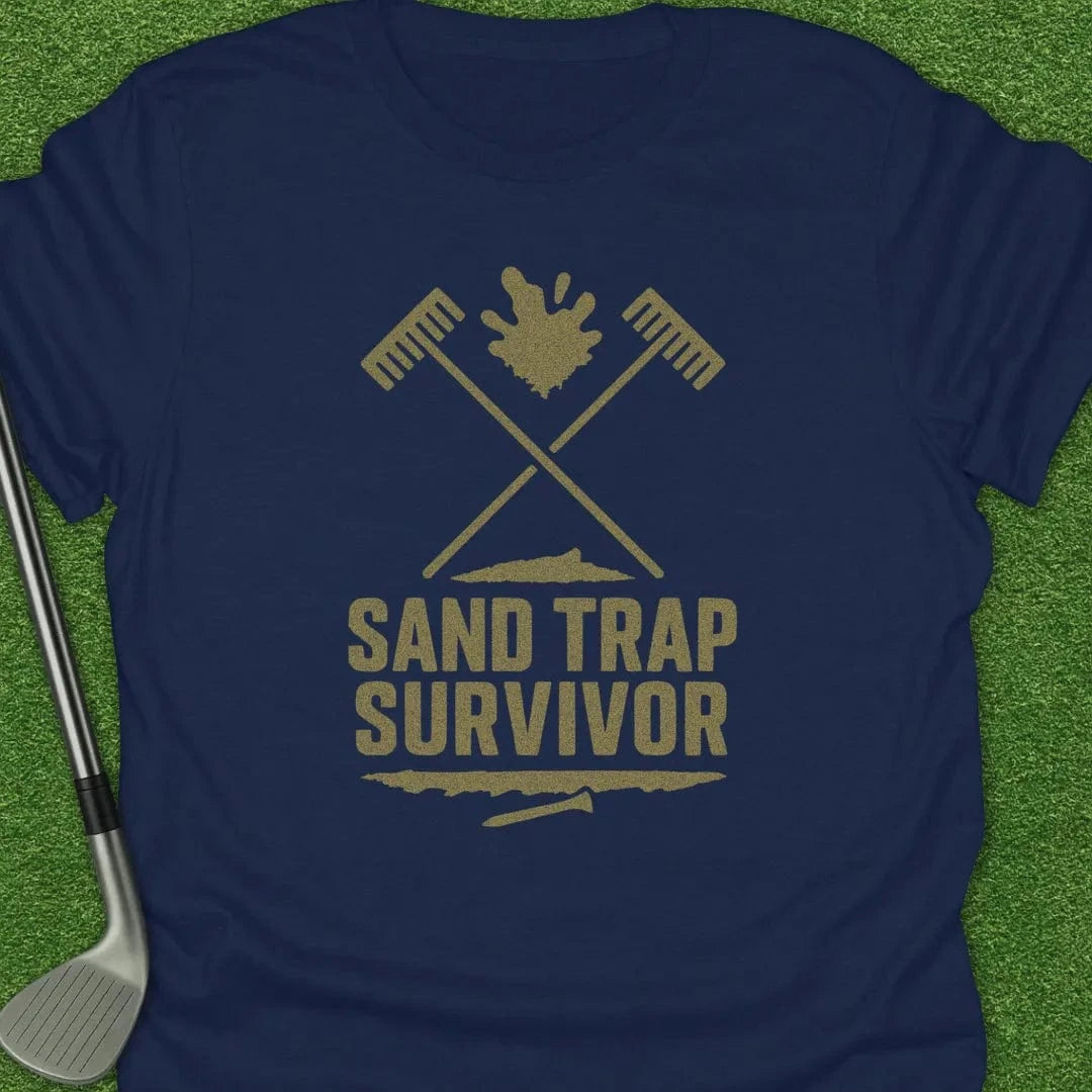 Navy / S Sand Trap Survivor T-Shirt