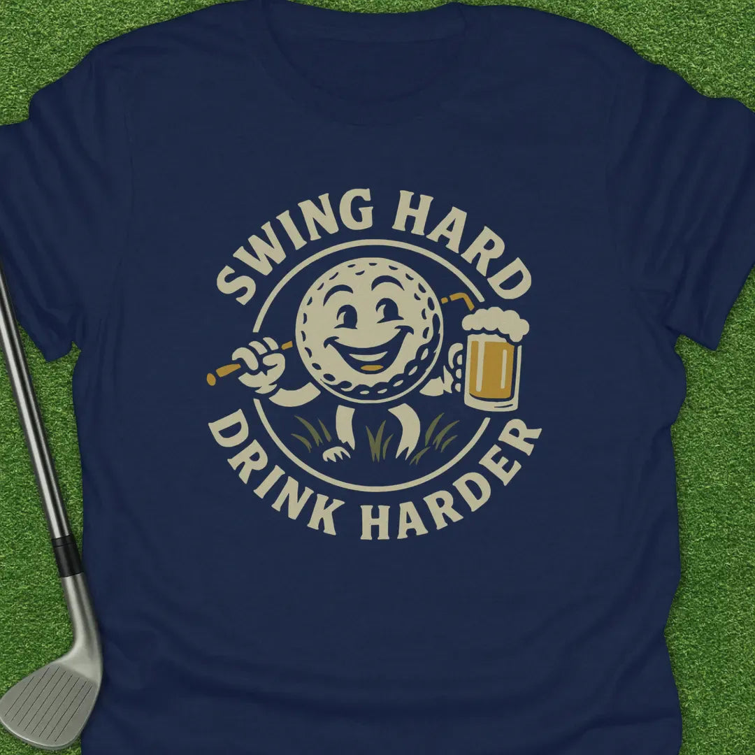 Navy / S Swing Hard Drink T-Shirt