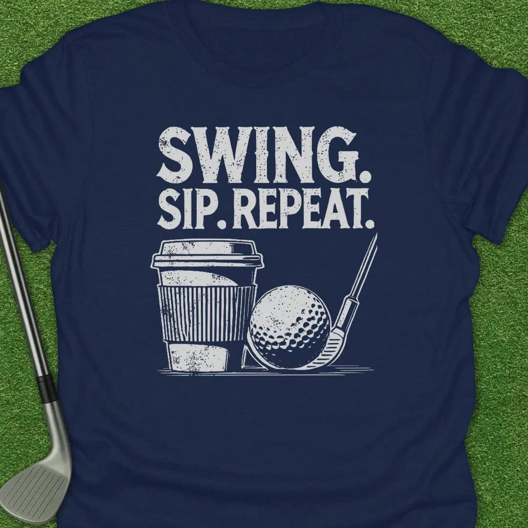 Navy / S Swing Sip Repeat T-Shirt