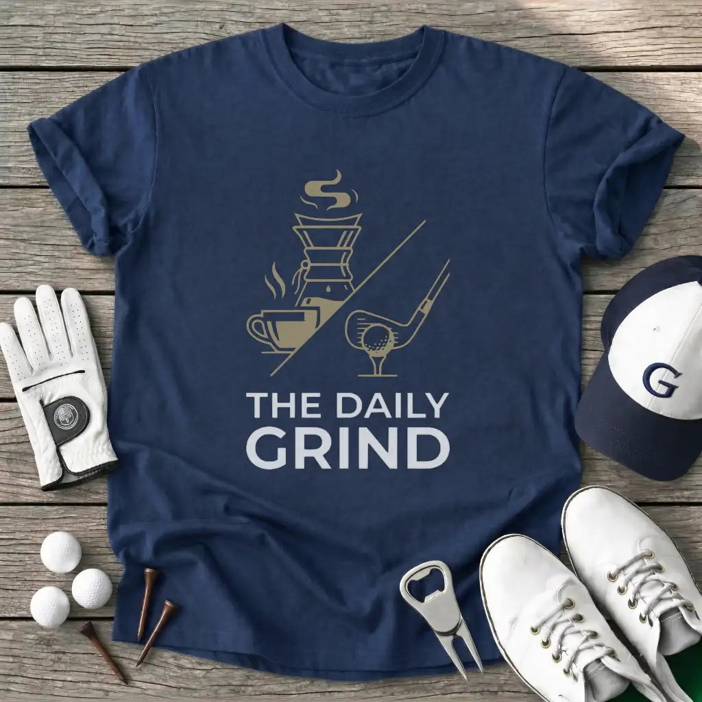 The Daily Grind T-Shirt in Navy