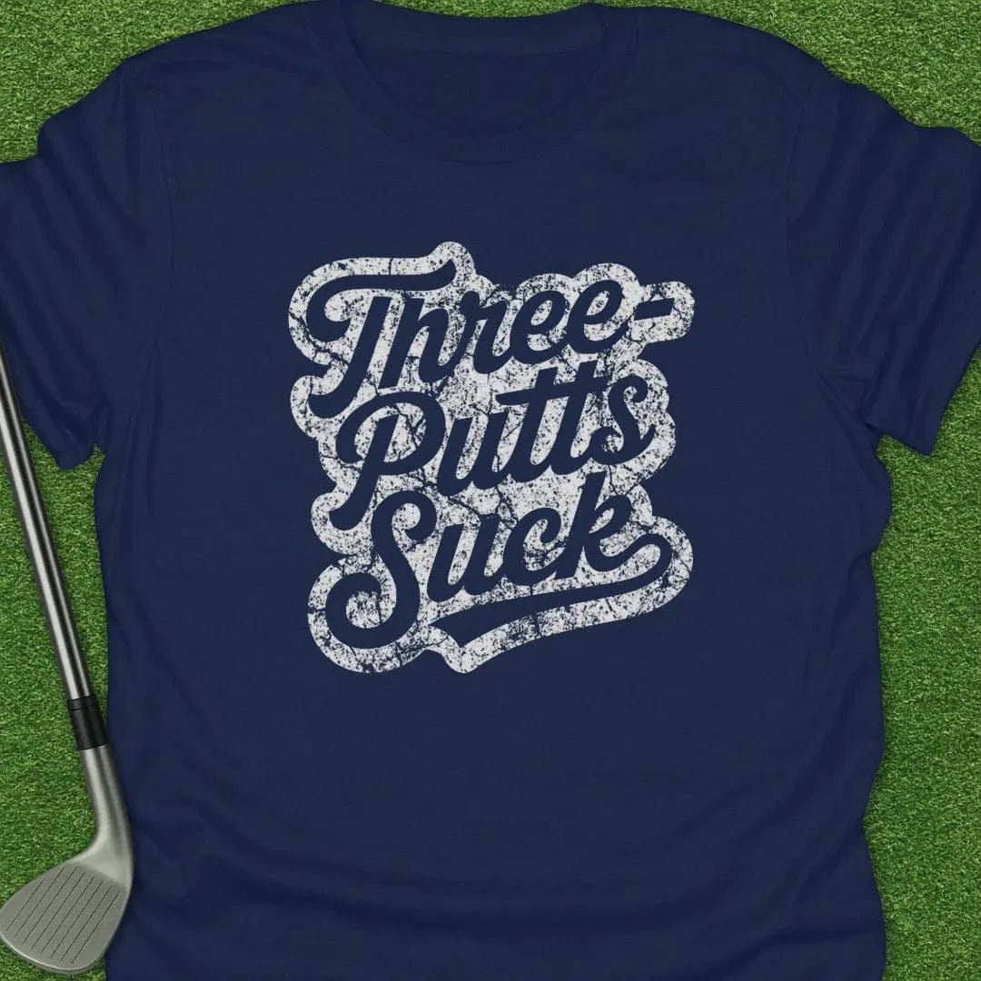 Navy / S Threeputts Suck T-Shirt