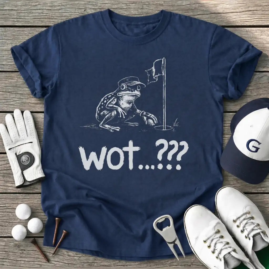 Wot T-Shirt in Navy