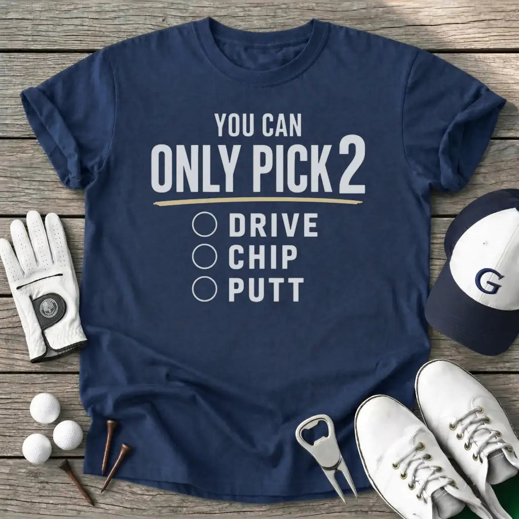 You Can Only Pick T-Shirt in Navy
