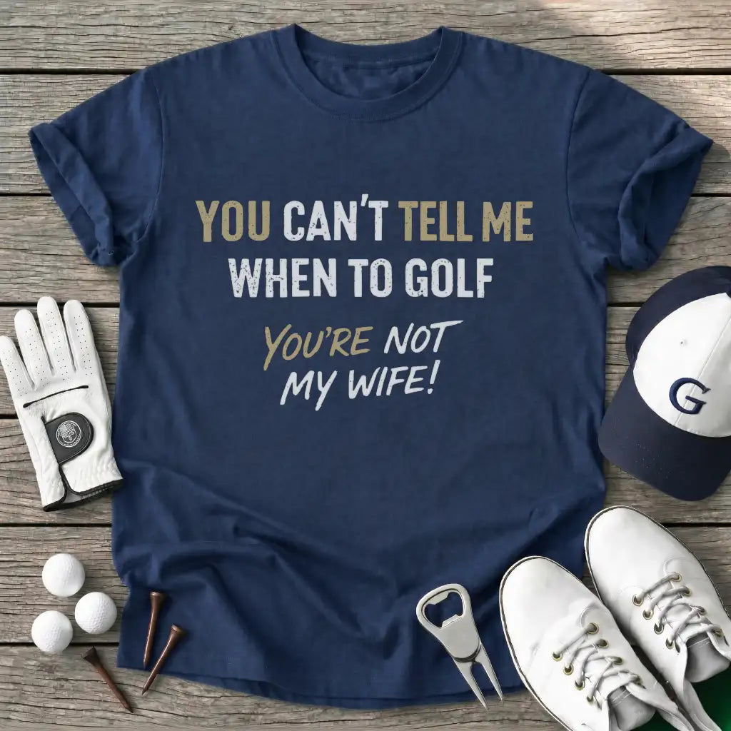 Navy / S You Cant Tell When T-Shirt