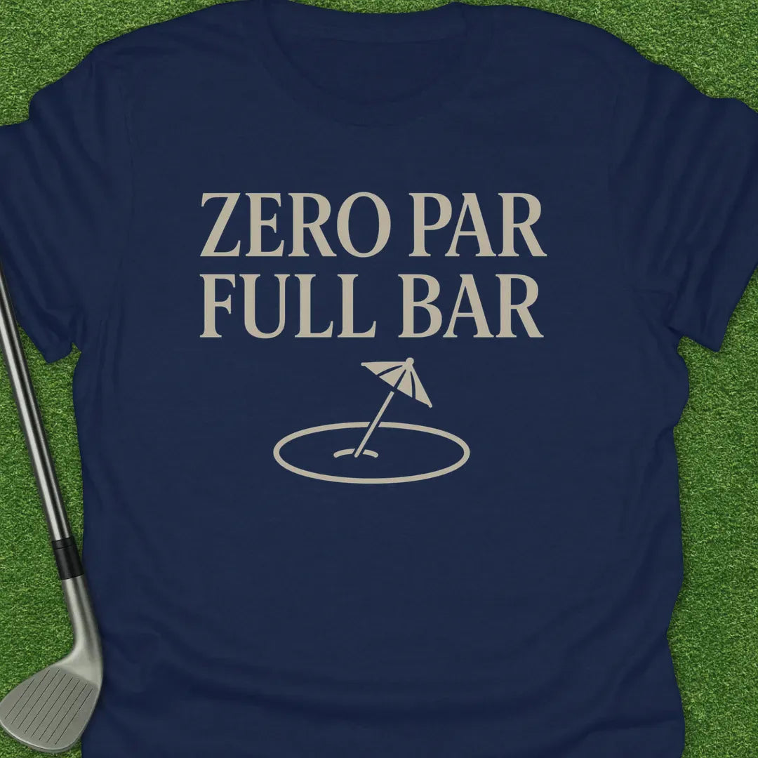 Navy / S Zero Par Full Bar T-Shirt