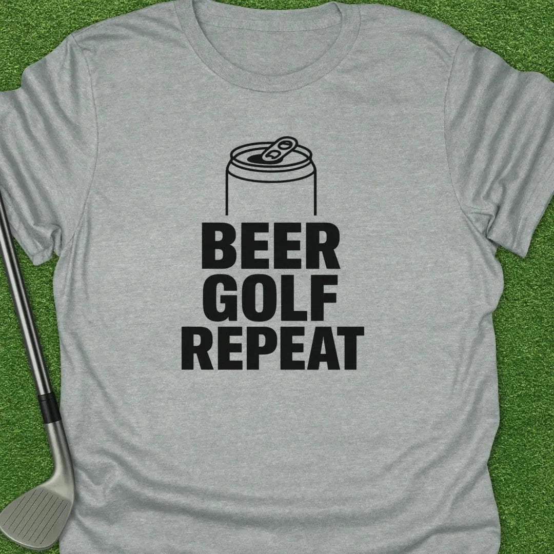 Sport Grey / S Beer Golf Repeat T-Shirt