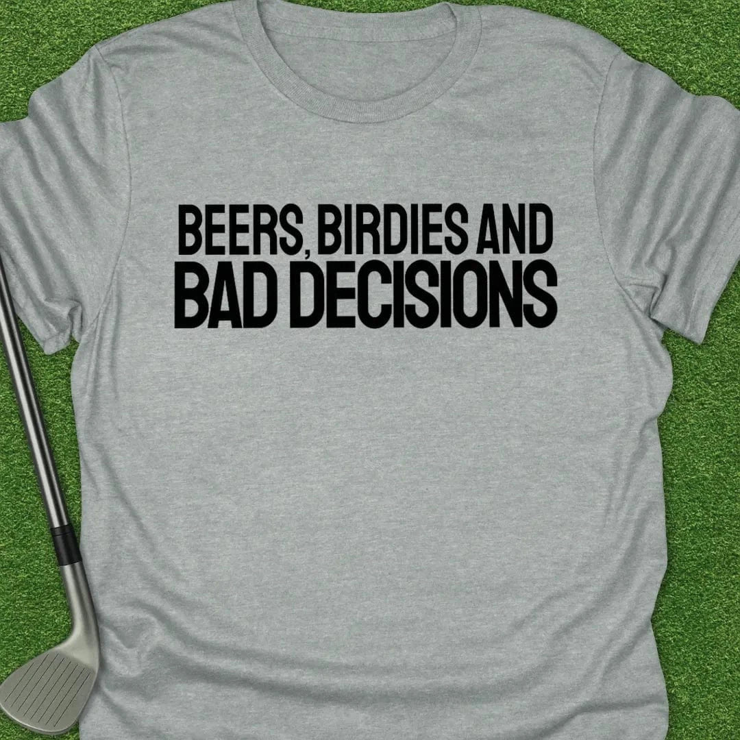 Sport Grey / S Beers Birdies Bad T-Shirt