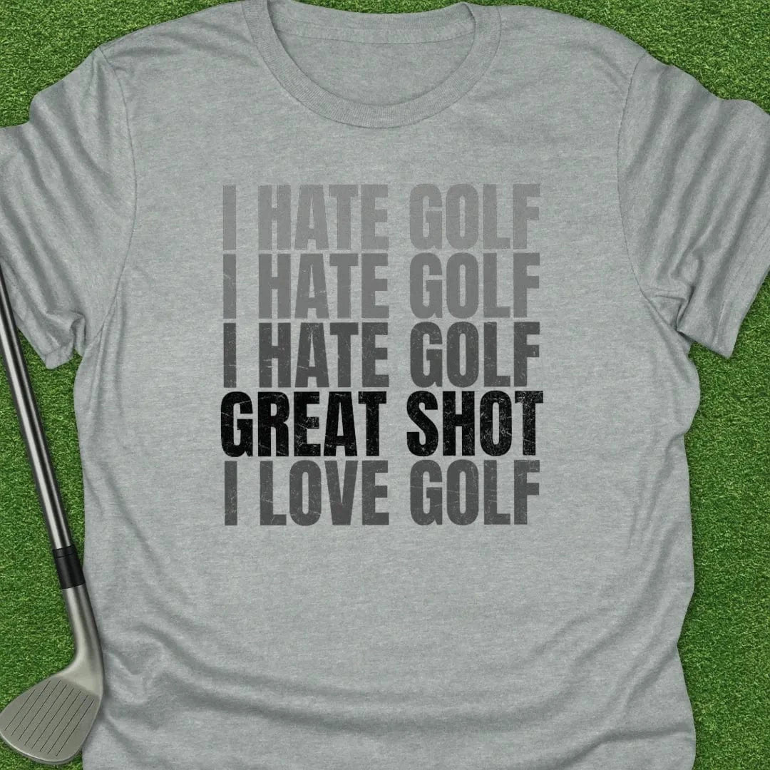 Sport Grey / S Hate Golf Hate Golf T-Shirt