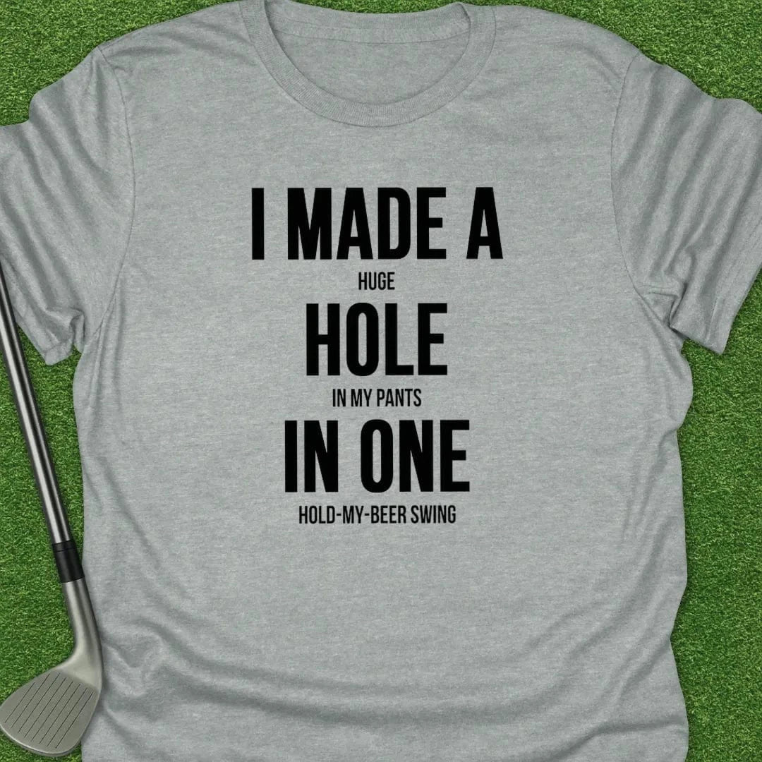 Sport Grey / S Made Huge Hole T-Shirt
